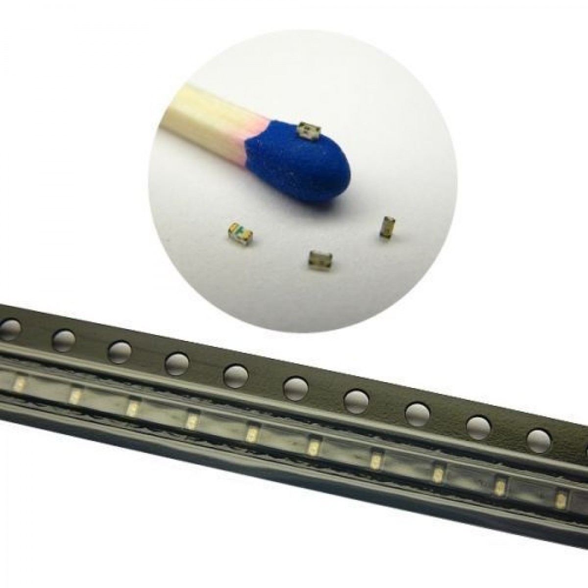  30 pcs Warm White #0402 SMD LEDs Lighting Kits SMT Micro LEDs Super Bright (WeHonest)