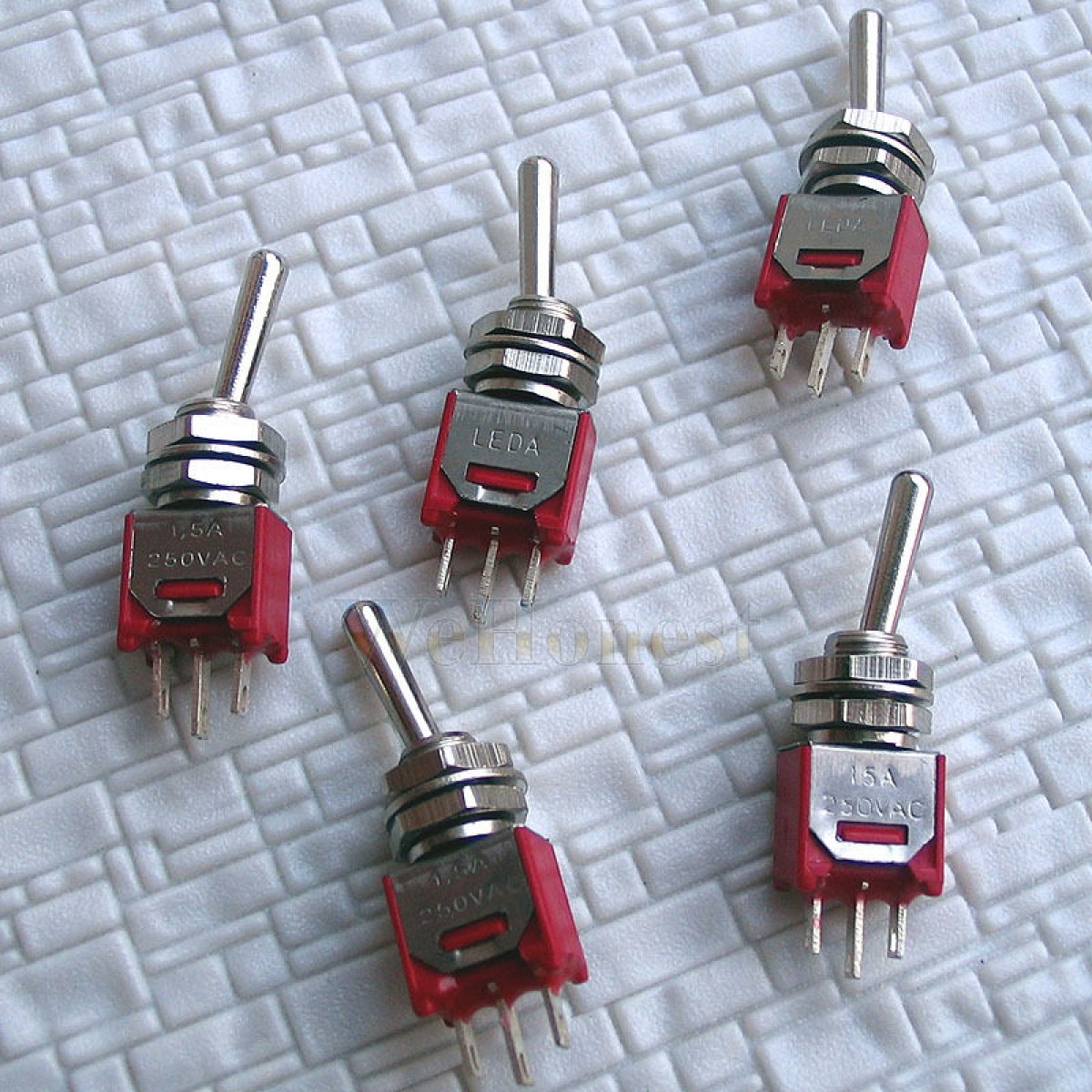 5 x Quality MINIATURE on/off Toggle SWITCHES #N